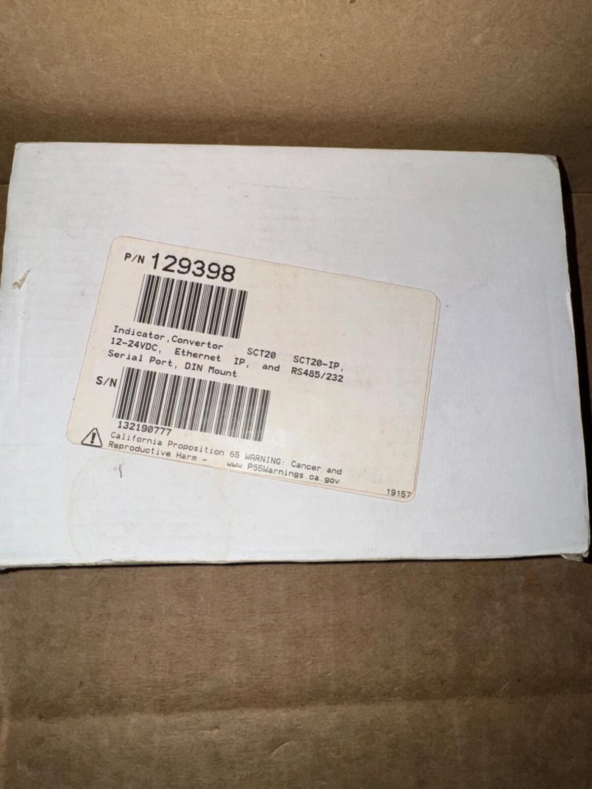 RICE LAKE WEIGHING SYSTEMS SCT20-IPN TRANSMITTER, 12-24 VDC, NEW! MAKE OFFER!