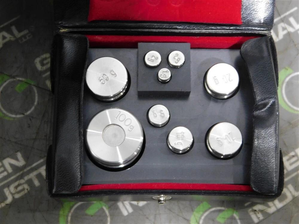 USED Rice Lake 2SWX Weighing Systems Calibration Weight Set 500g-1g Class F