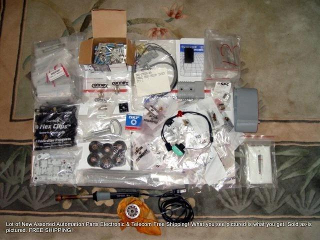 Lot of New Assorted Automation Parts Electronic & Telecom Free Shipping! A.