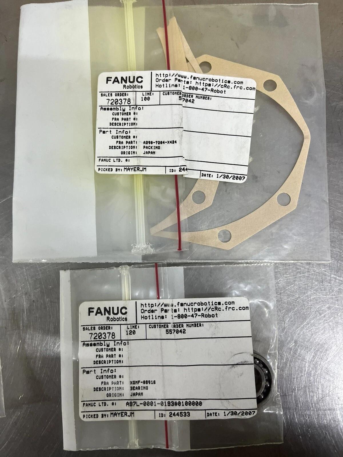 Lot Of New Fanuc Industrial Robotics Automation Parts