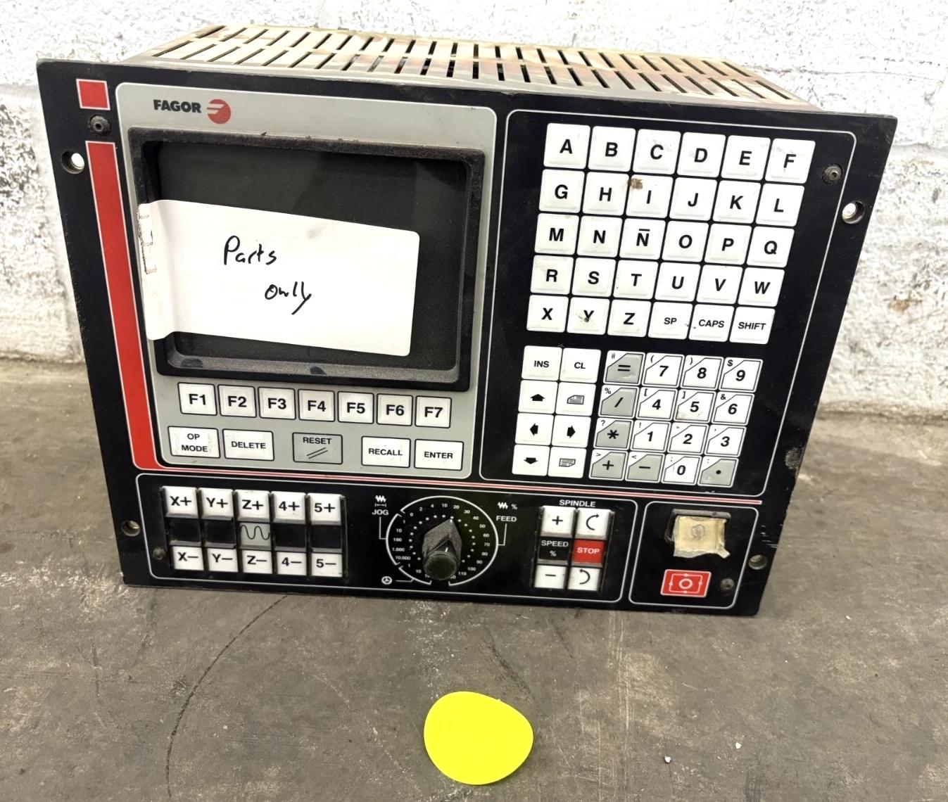 FAGOR AUTOMATION CNC 8025 CONTROL PANEL **PARTS ONLY**