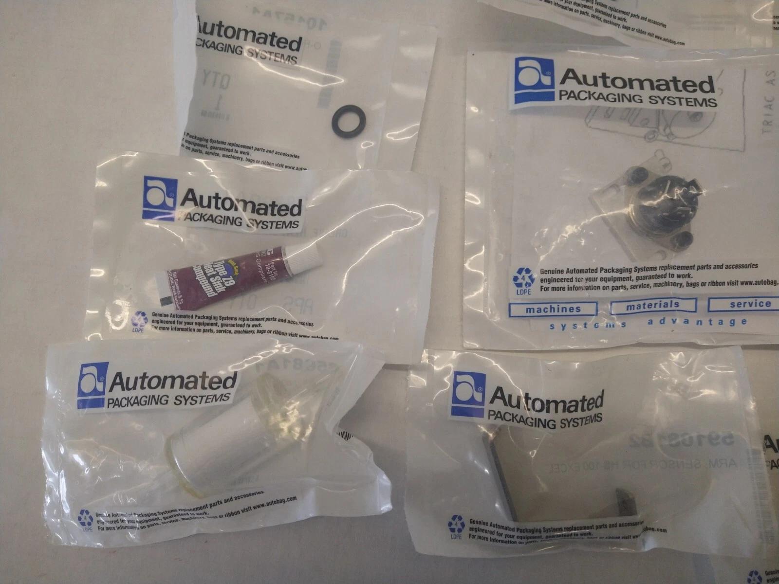 Automated Systems AutoBag SPARE PARTS LOT. Excel, Repair Kit. Packaging. NEW