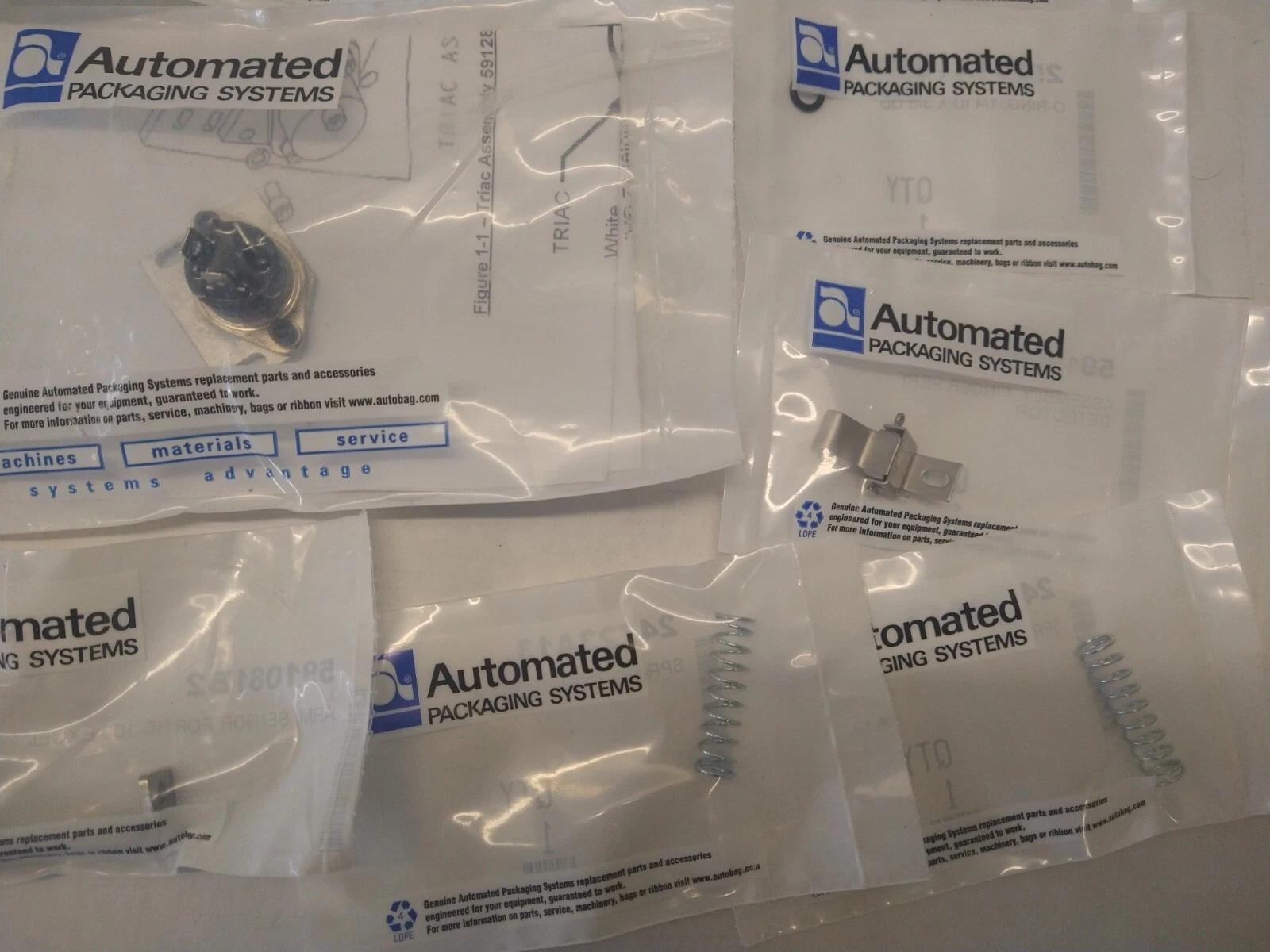 Automated Systems AutoBag SPARE PARTS LOT. Excel, Repair Kit. Packaging. NEW