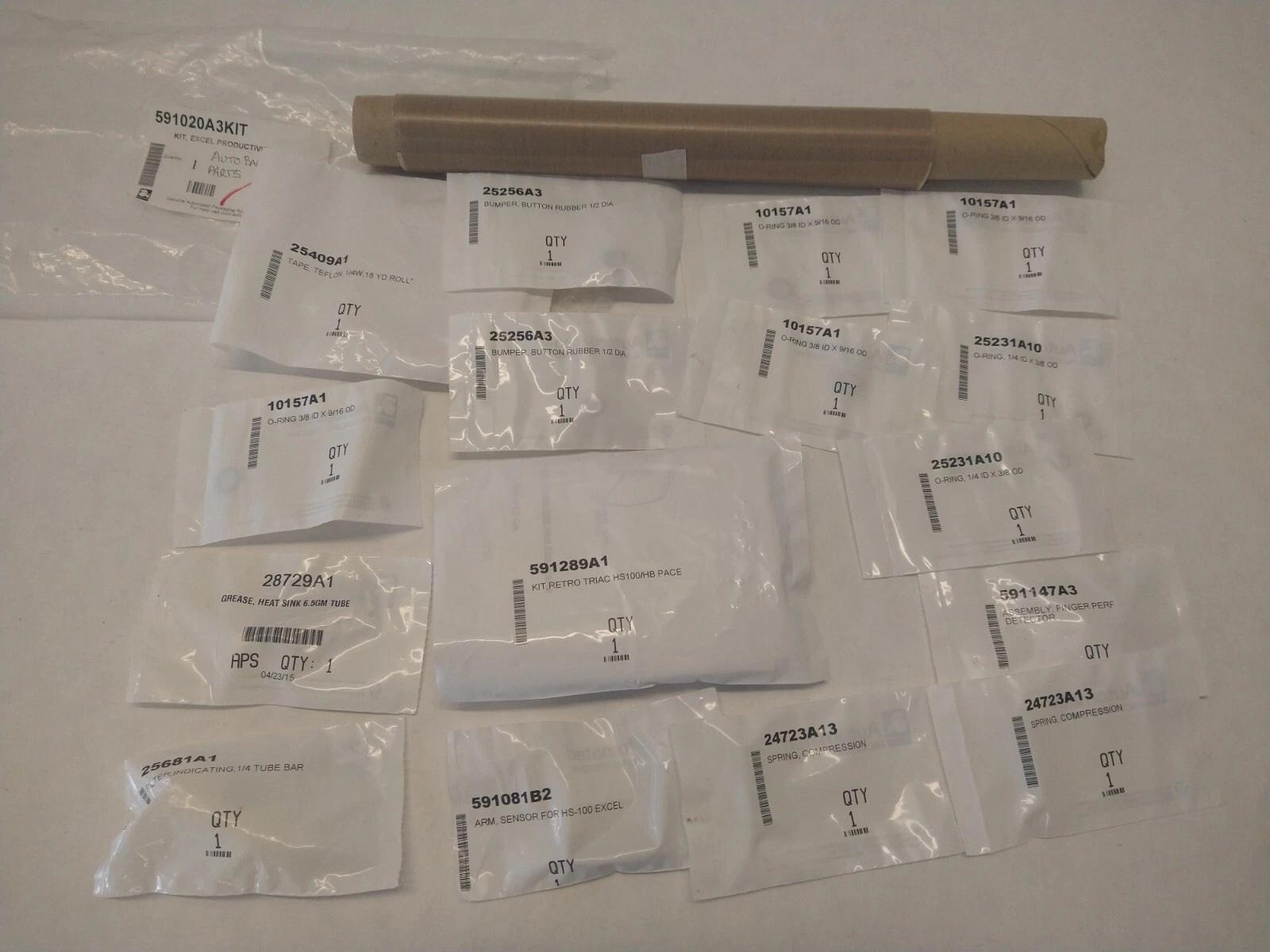 Automated Systems AutoBag SPARE PARTS LOT. Excel, Repair Kit. Packaging. NEW