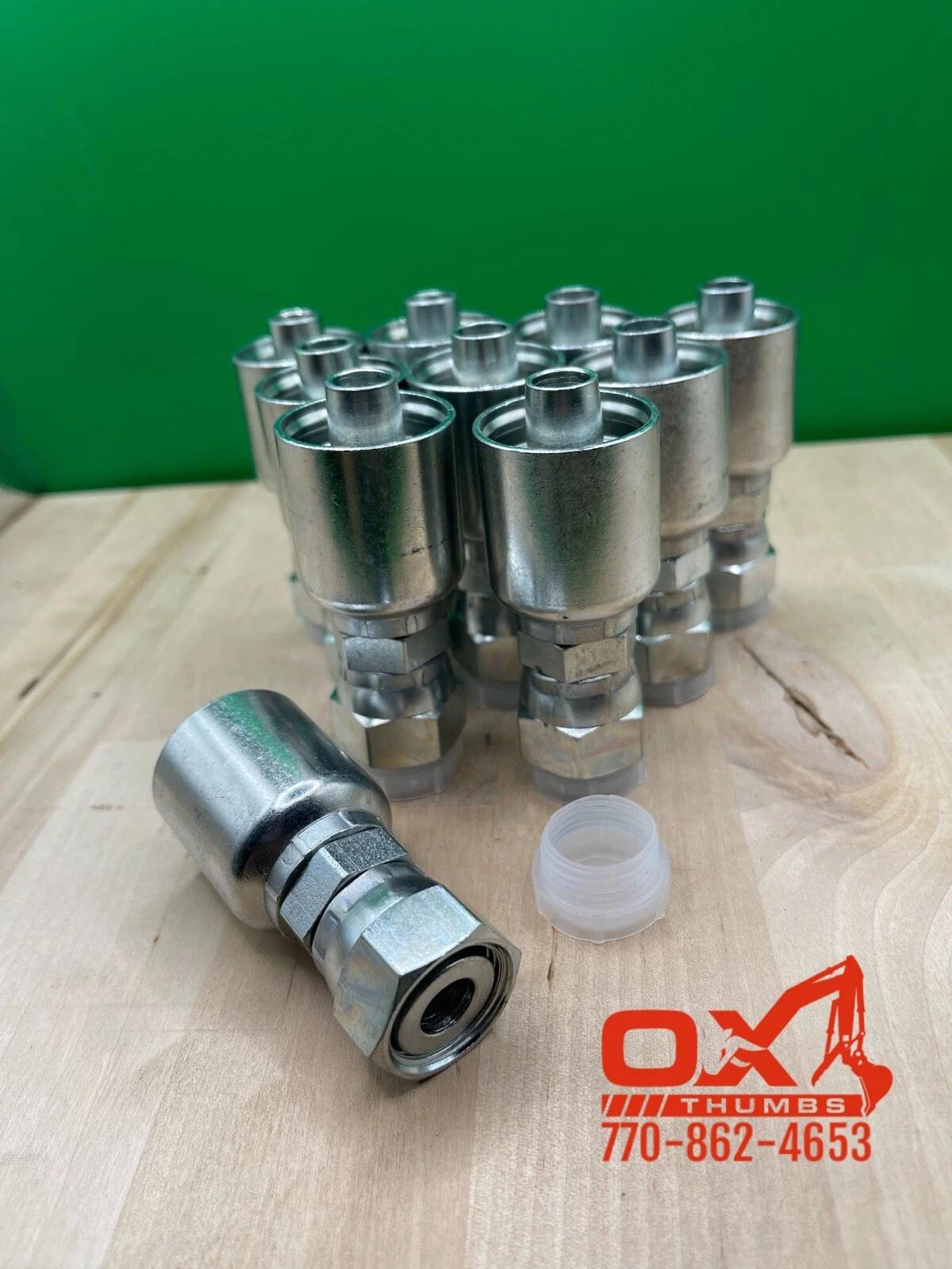 10 Pack Aftermarket Parker 43 Series 1JS43-8-8 1/2″ ORFS Female To 1/2″ Hose