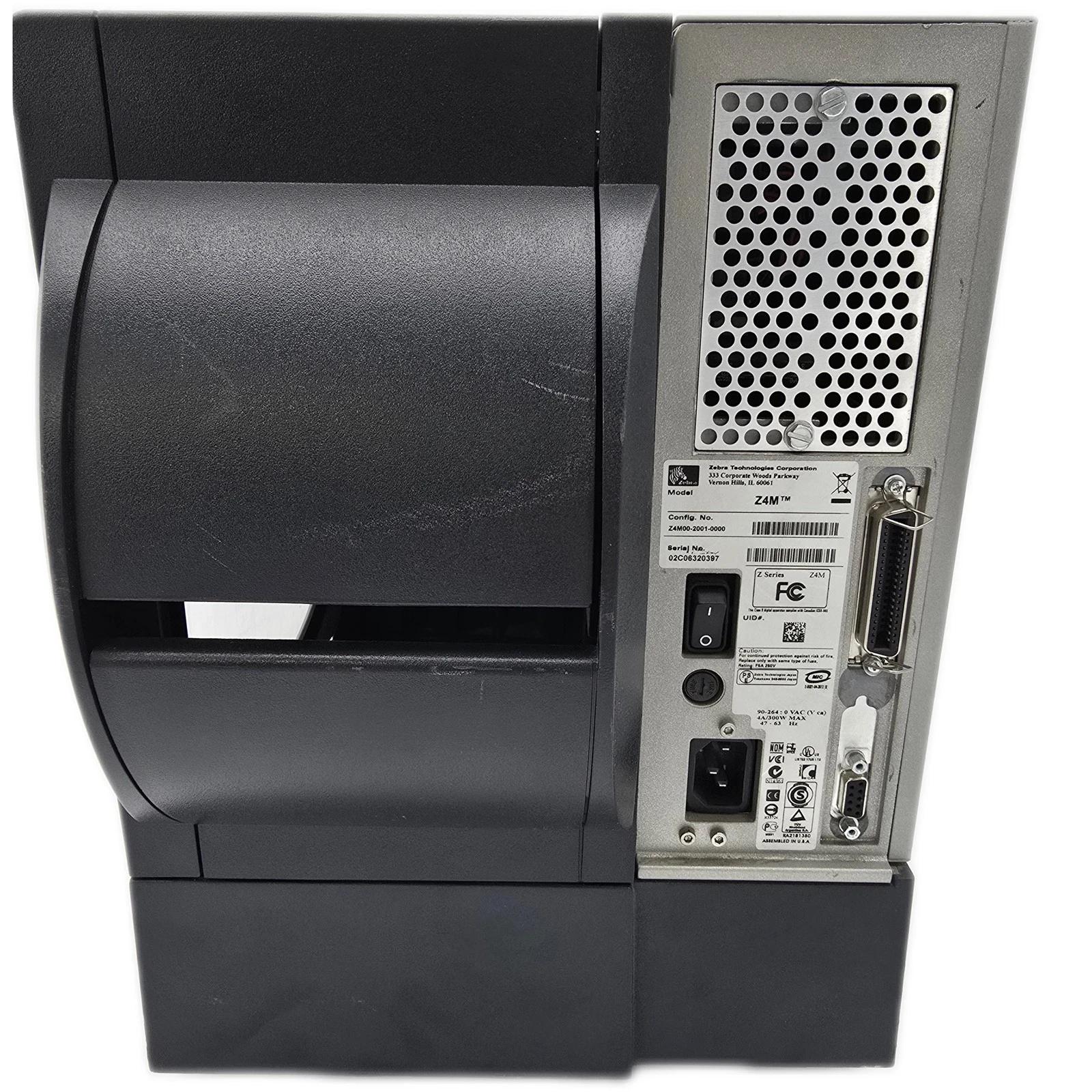 Zebra Z4Mplus Desktop 4in Direct Thermal & Transfer Label Printer