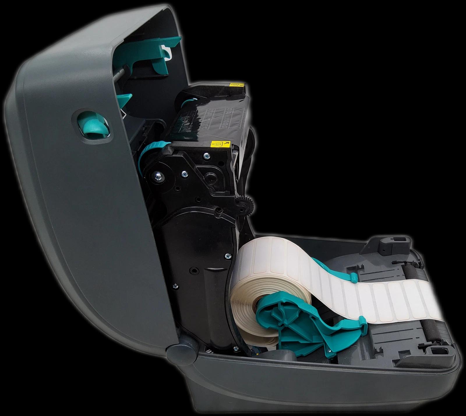 Zebra GX420T 4″ Thermal Transfer Label Printer w/ Power Supply