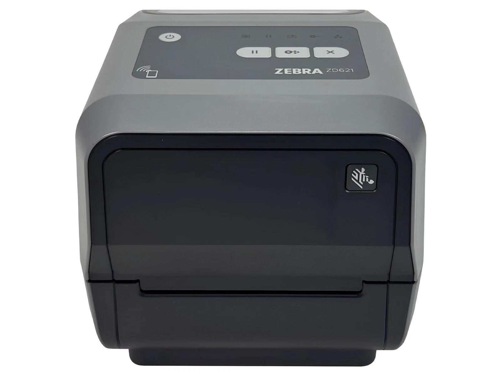 TESTED Zebra ZD621 Thermal Transfer Barcode Label Printer USB LAN Bluetooth