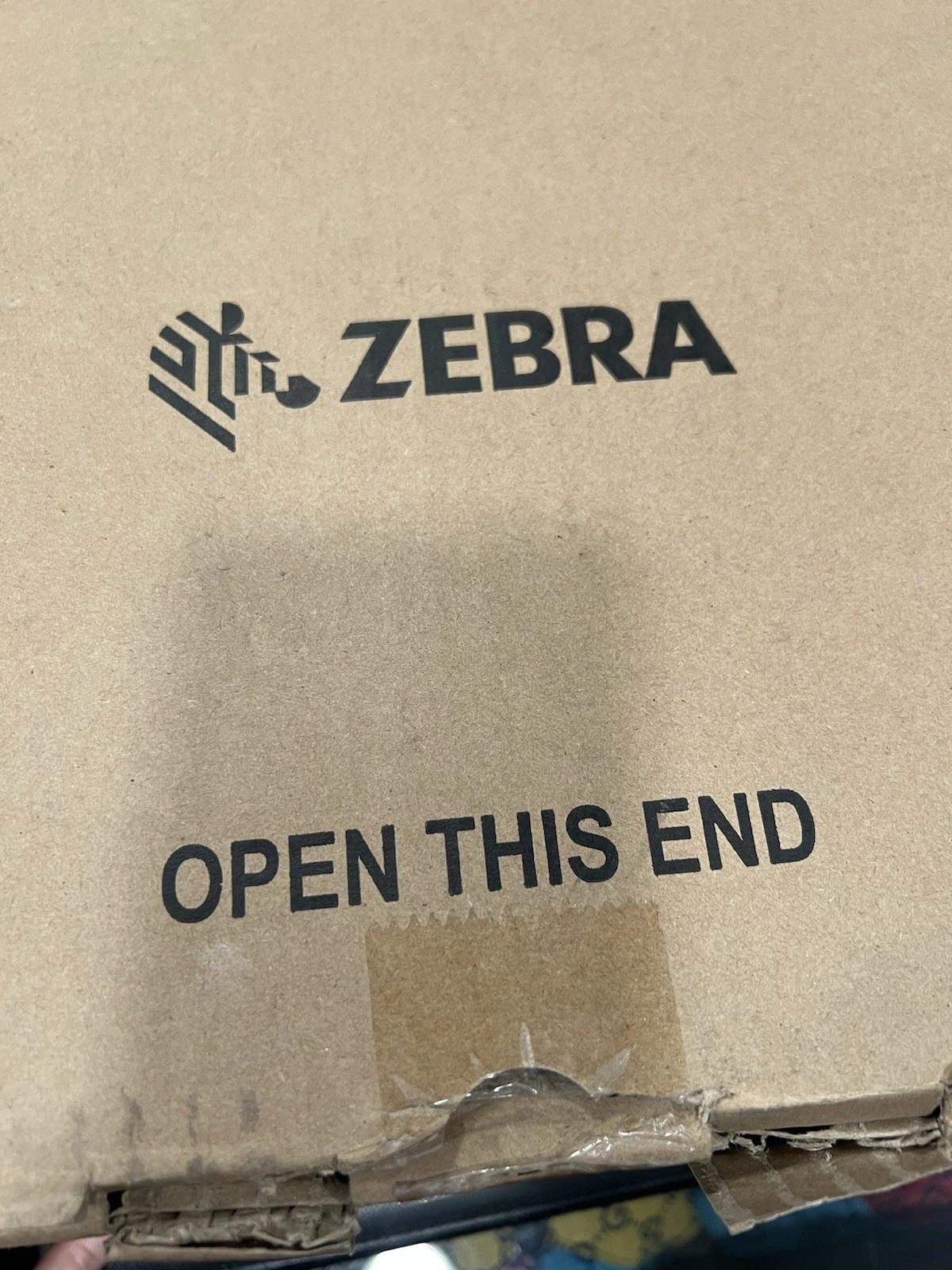 Zebra Thermal Printer Model ZD621t With Cables & Scanner NEW Open Box