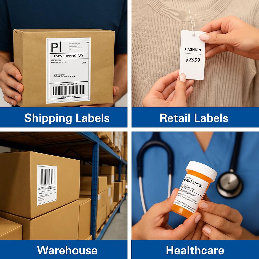 Zebra ZD421T Desktop Barcode Thermal Transfer USB Label Printer ZD4A042-30EM00EZ