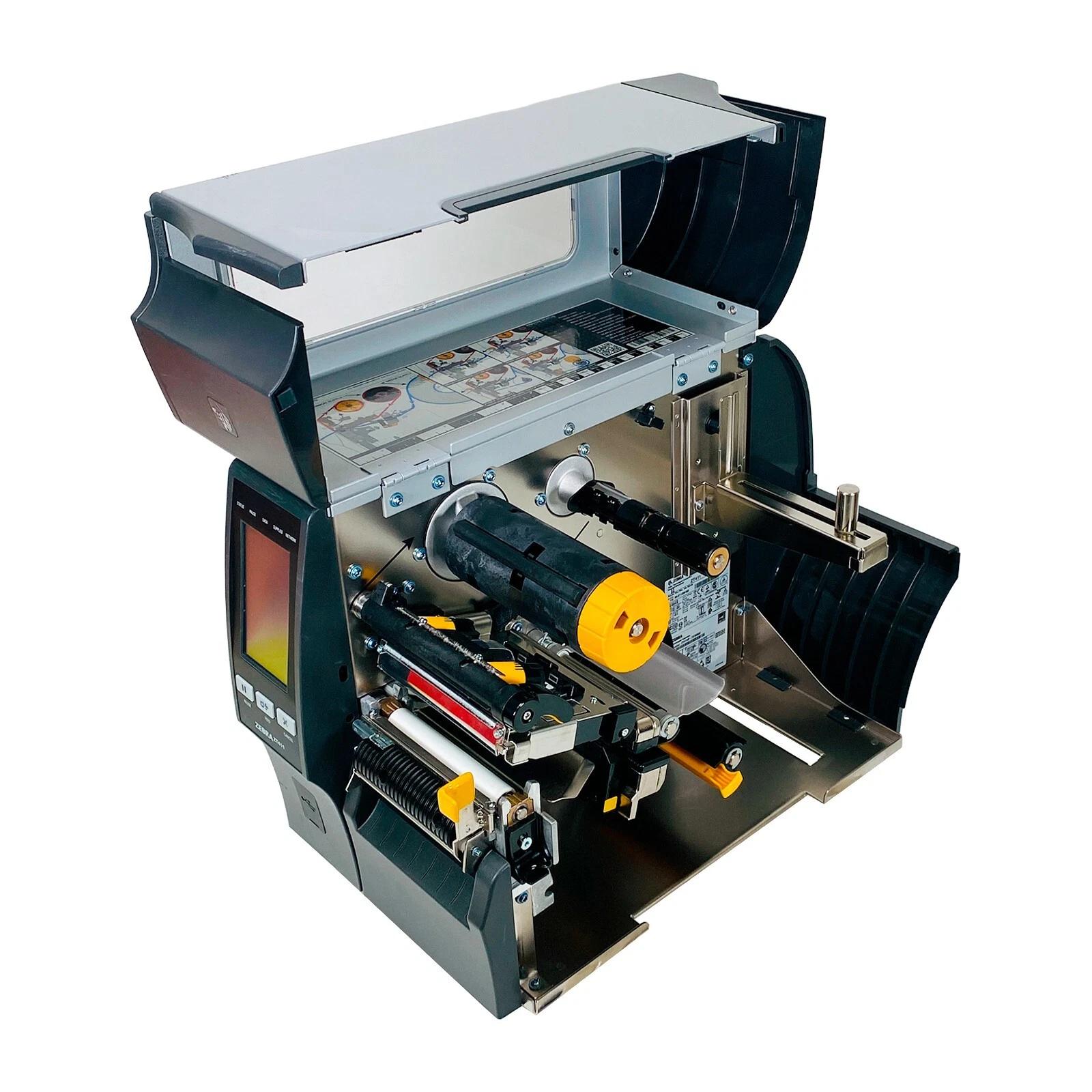 Zebra ZT411 Thermal Transfer Label Printer Peel Rewind LAN USB 1 YR WARRANTY