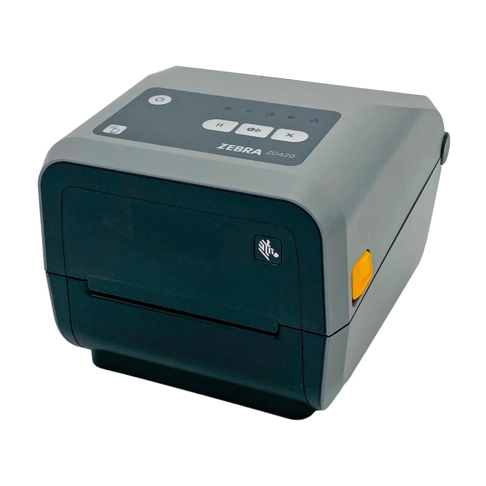 TESTED Zebra ZD420 Direct & Thermal Transfer Barcode Printer USB BT WiFi 300 dpi