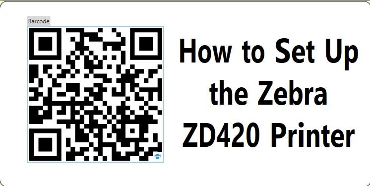 TESTED Zebra ZD420 Direct & Thermal Transfer Barcode Printer USB BT WiFi 300 dpi