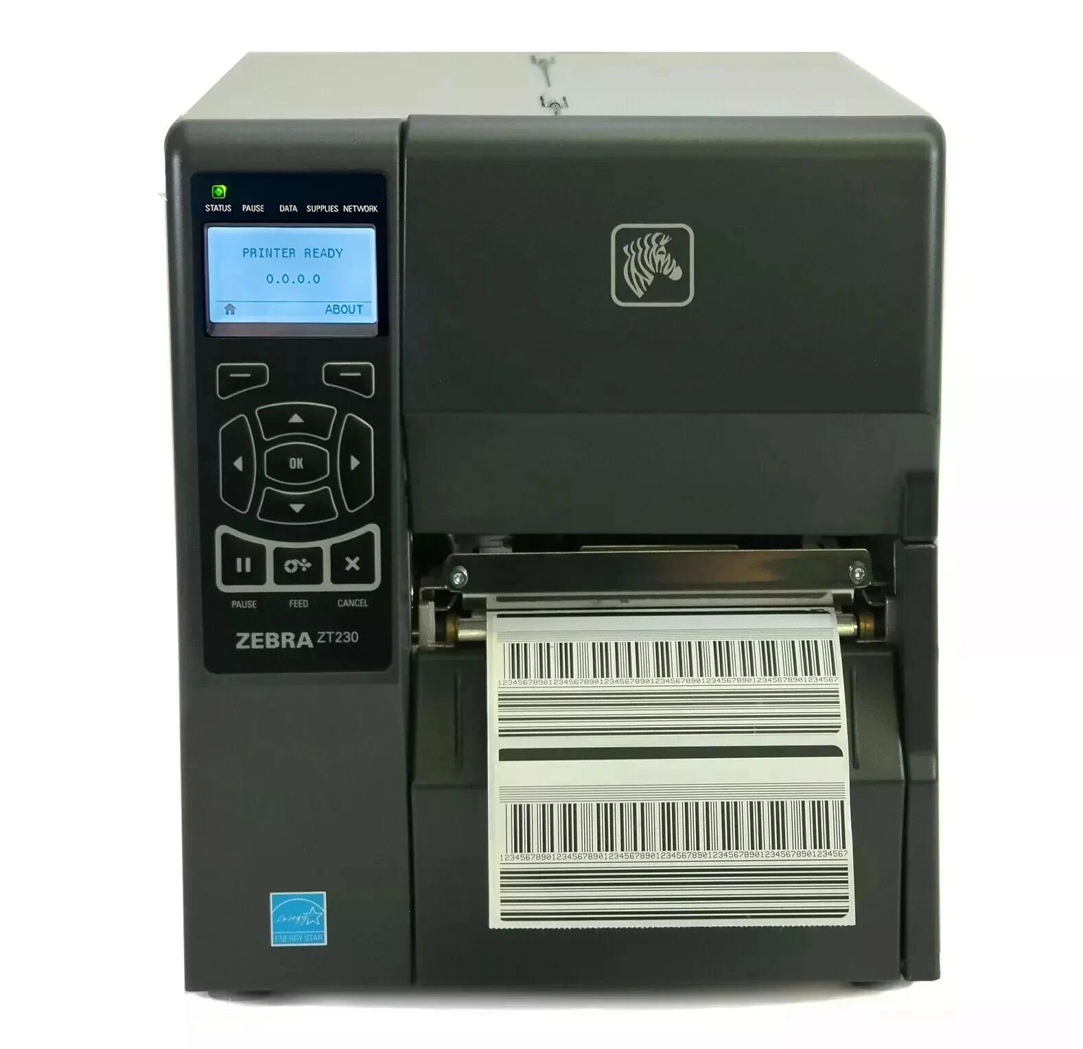 Zebra ZT230 Direct Thermal Industrial Label Printer LAN USB 1 YR WARRANTY