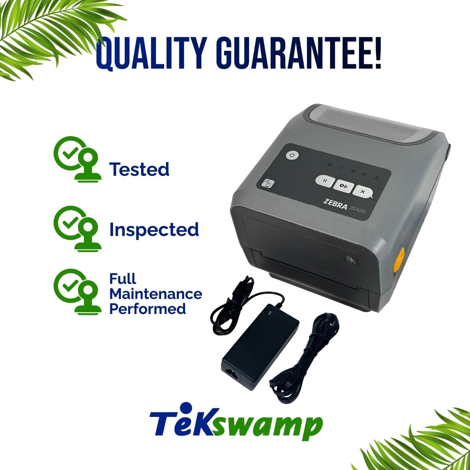 Zebra ZD420 Easy-to-Use Direct & Thermal Transfer Business 4×6 Label Printer