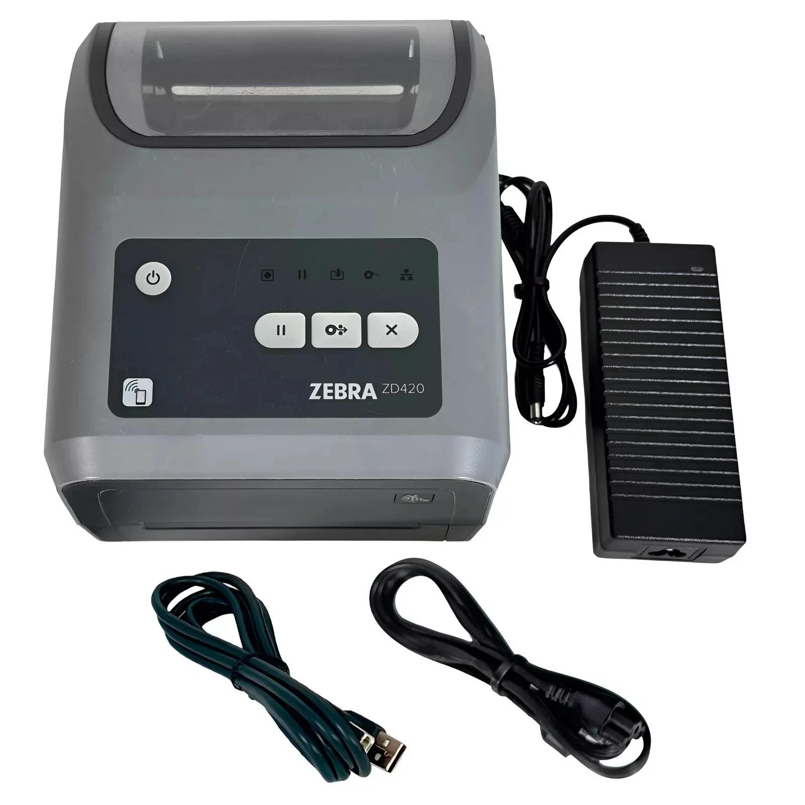 Zebra ZD420 Easy-to-Use Direct & Thermal Transfer Business 4×6 Label Printer