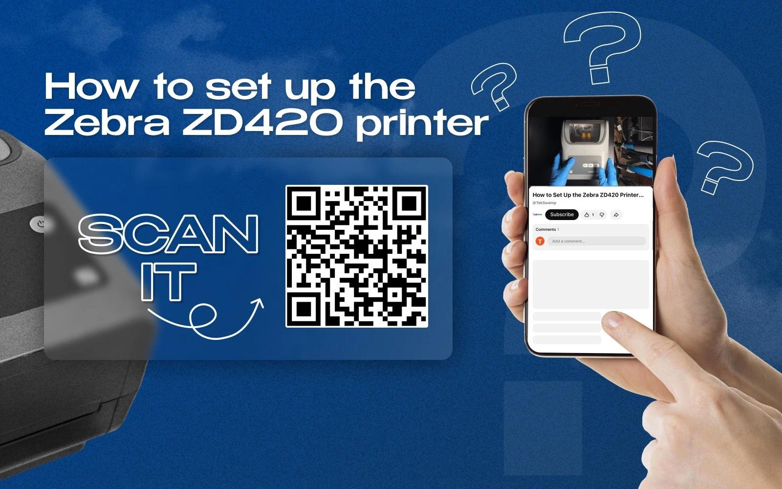 Zebra ZD420 Easy-to-Use Direct & Thermal Transfer Business 4×6 Label Printer