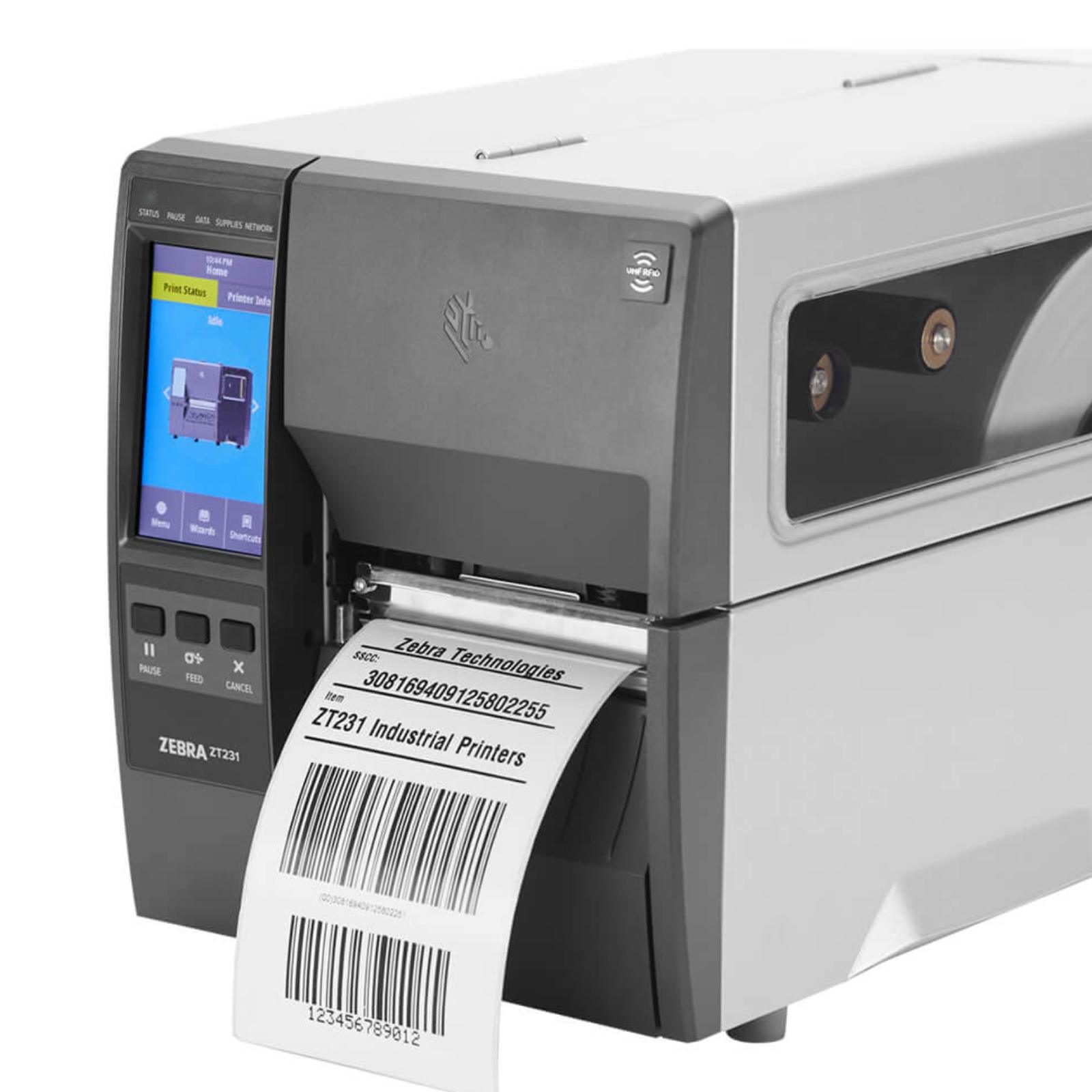 Zebra ZT231 203dpi Thermal Transfer Ethernet Industrial Label Printer New