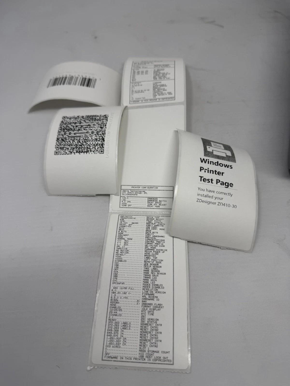 Zebra ZD410 Direct Thermal Label Printer USB/Bluetooth