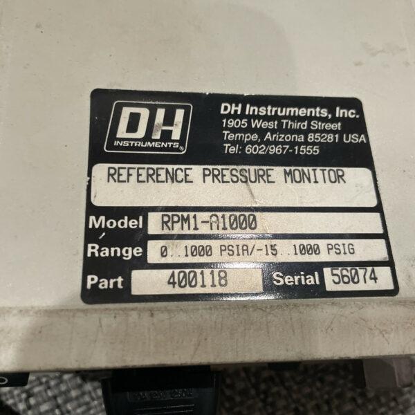 DH Instruments DHI RPM1 Reference Pressure Monitor A1000