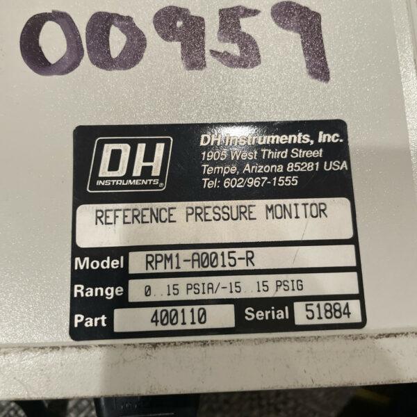 DH Instruments DHI RPM1 Reference Pressure Monitor A0015