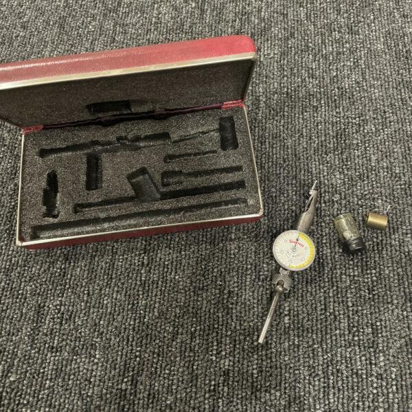 L. S. Starrett No. 711 Last Word Dial Test Indicator .001″ w/Case Missing Parts