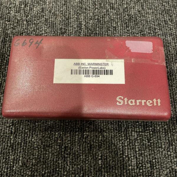 L. S. Starrett No. 711 Last Word Dial Test Indicator .001″ w/Case Missing Parts