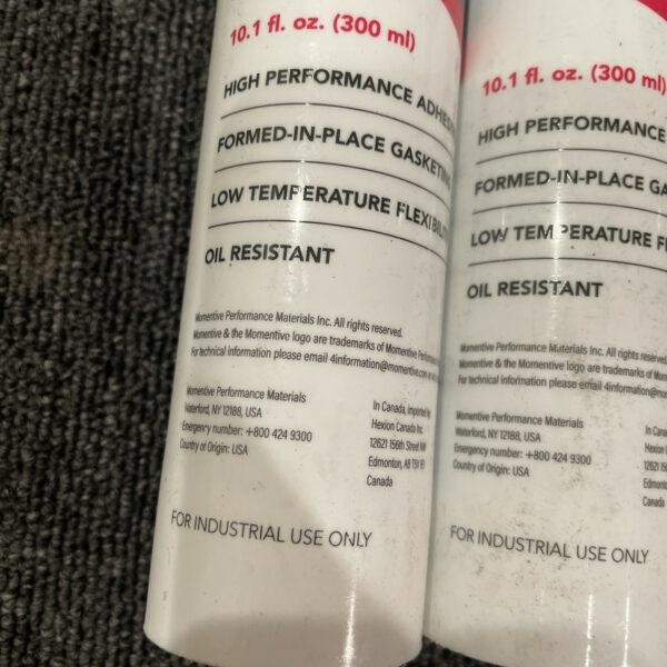 (2) Momentive RTV1473 Gasket Sealant Black Paste 10.1 fl oz Black