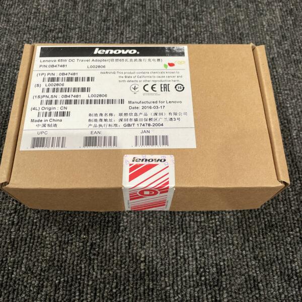New Lenovo 65 W DC Travel Adapter 0b47481 Sealed Box
