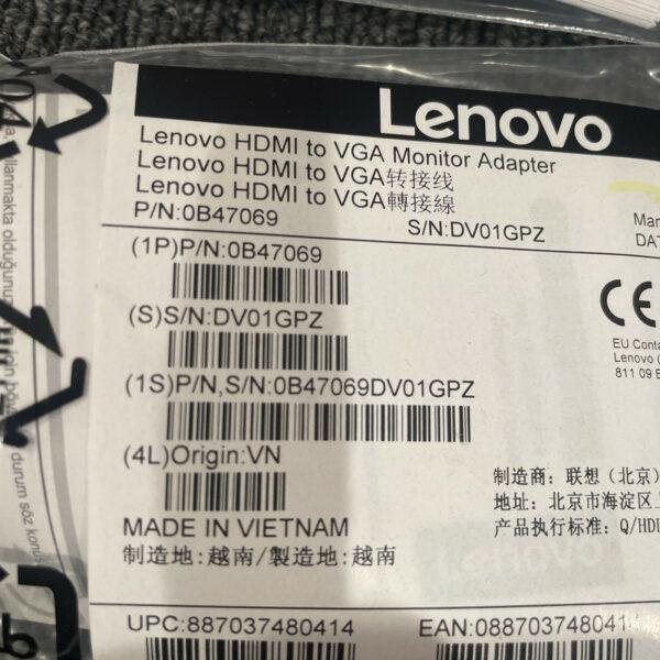 (2) Lenovo ThinkPad HDMI to VGA Monitor Adapter 0B47069 OEM