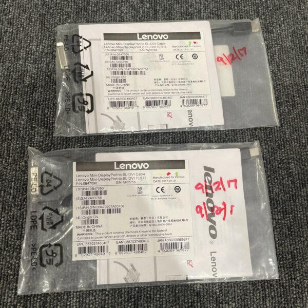 (2) Lenovo 0B47090 Mini-DisplayPort to DVI-D Adapter Cable OEM