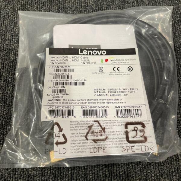 Lenovo HDMI To HDMI Cable 0B47070 OEM