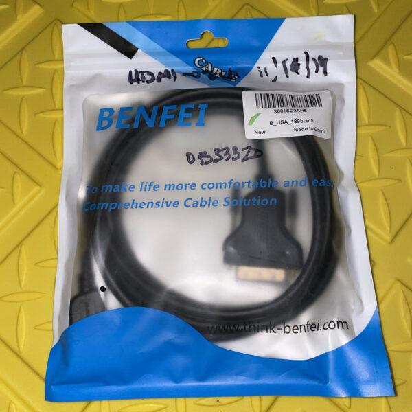 Benfei X001SD2AH5 VGA to HDMI Cable B_USA_189black