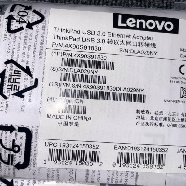 (2) OEM Lenovo ThinkPad USB3.0 Ethernet Adapter 4X90S91830 Sealed