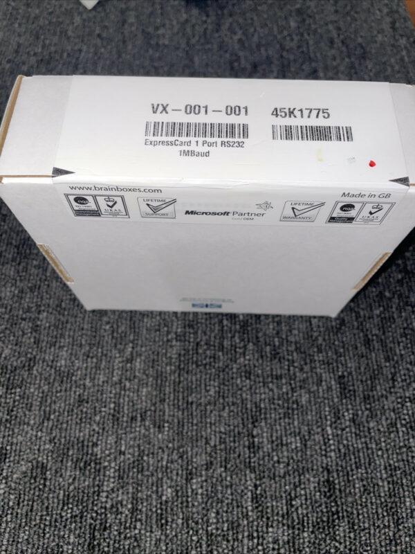Brainboxes VX-001-001 1 Port RS232 ExpressCard Serial Adapter *New Sealed Box*