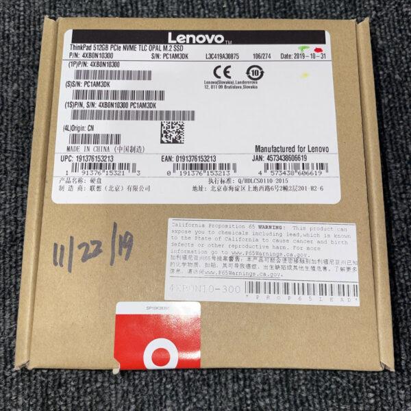 Lenovo P/N 4XB0N10300 512GB PCIE NVME M.2 TLC OPAL SSD HD –  PC1AM3C4