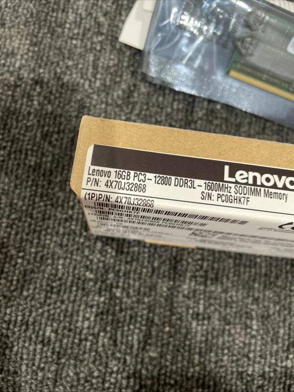 4X70J32868 Lenovo 16GB PC3-12800 DDR3L- 1600MHz SODIMM Memory OEM