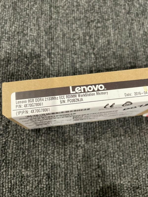 4X70G78061 – LENOVO Compatible 8GB PC4-17000 DDR4-2133Mhz 2Rx8 1.2v ECC RDIMM