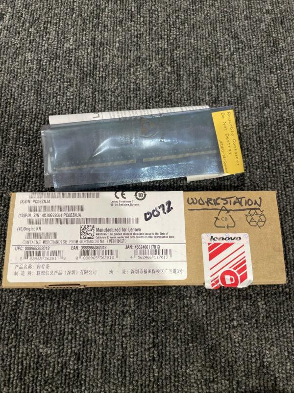 4X70G78061 – LENOVO Compatible 8GB PC4-17000 DDR4-2133Mhz 2Rx8 1.2v ECC RDIMM