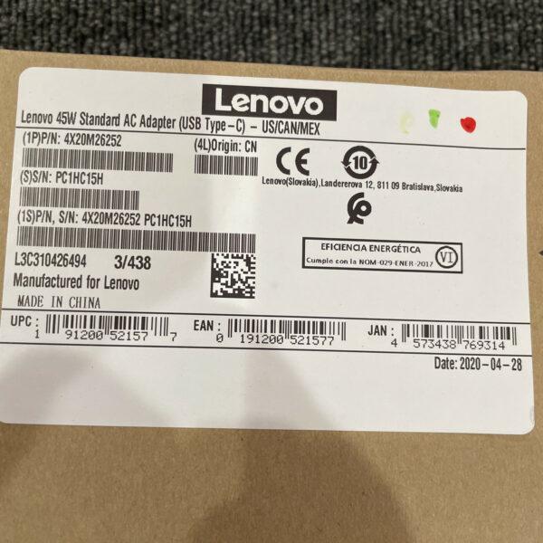 Lenovo 4X20M26252 45w Type-C AC Laptop Power Adapter