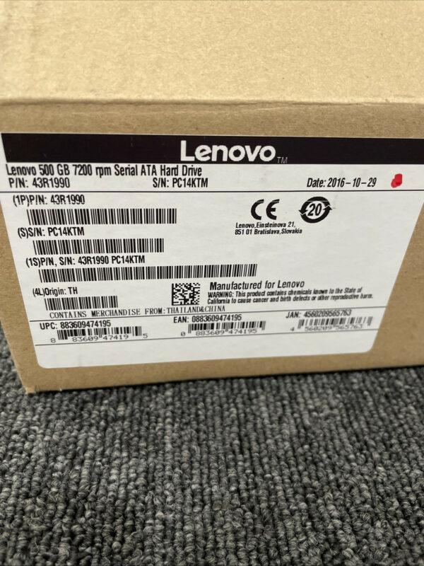 Lenovo 43R1990 Hard Drive 500GB 7200 RPM