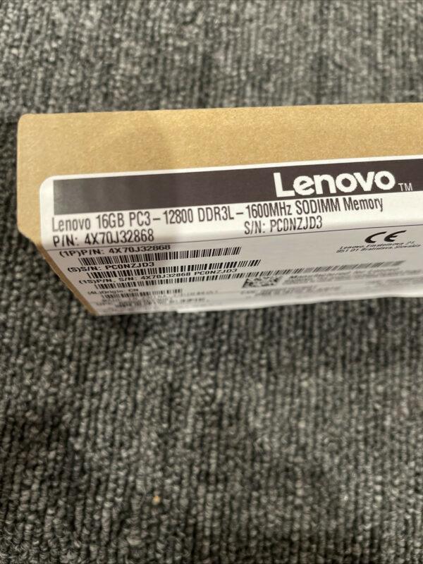 4X70J32868 Lenovo 16GB PC3-12800 DDR3L- 1600MHz SODIMM Memory OEM
