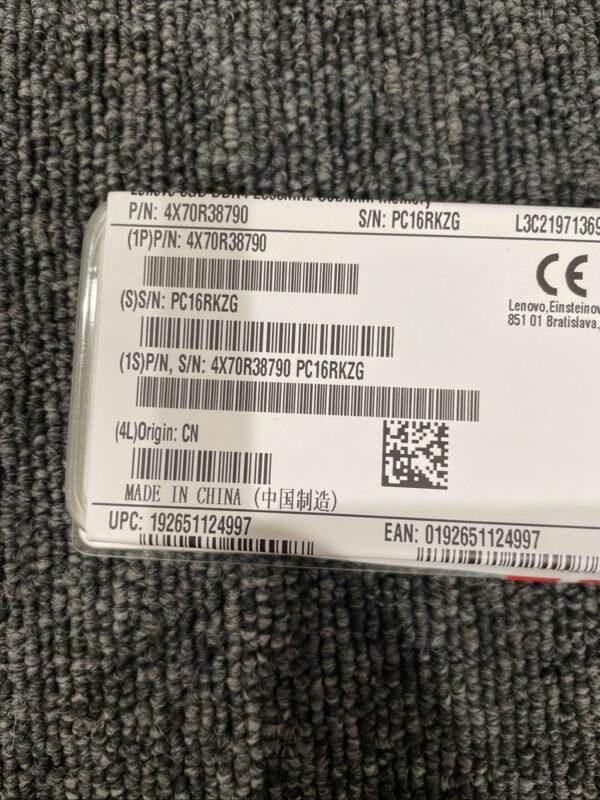 4X70R38790 4X70W30750 8GB DDR4-2666 SODIMM RAM Compatible w/ Lenovo ThinkPad OEM