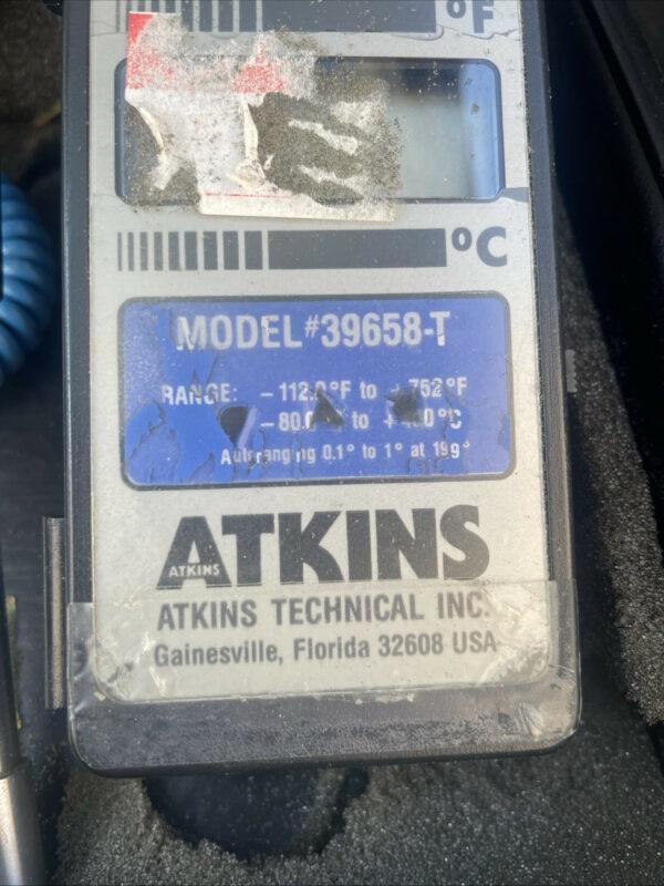 Atkins Thermocouple Thermometer 39658-T Case & Temp Probes *Parts Or Repair*