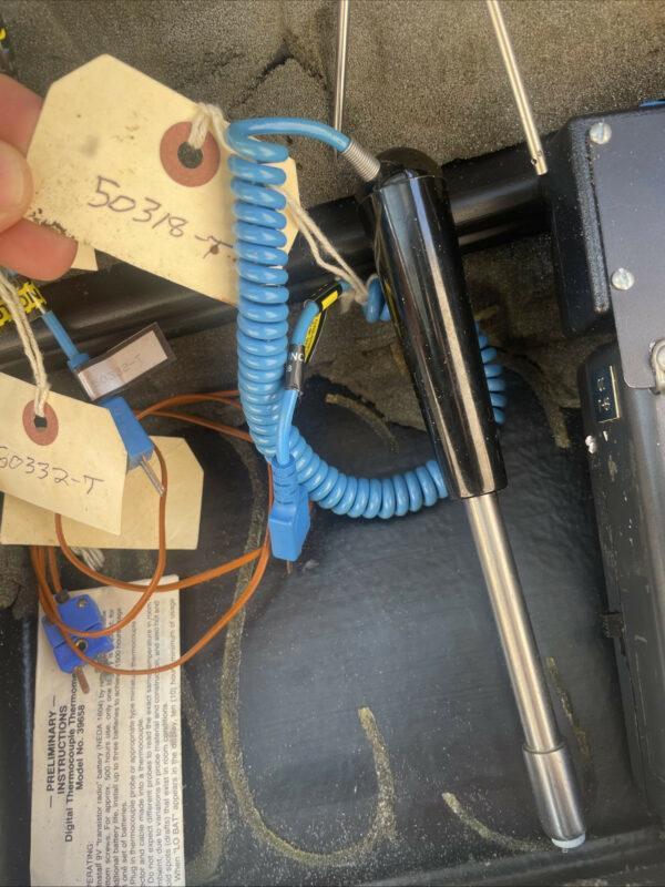 Atkins Thermocouple Thermometer 39658-T Case & Temp Probes *Parts Or Repair*