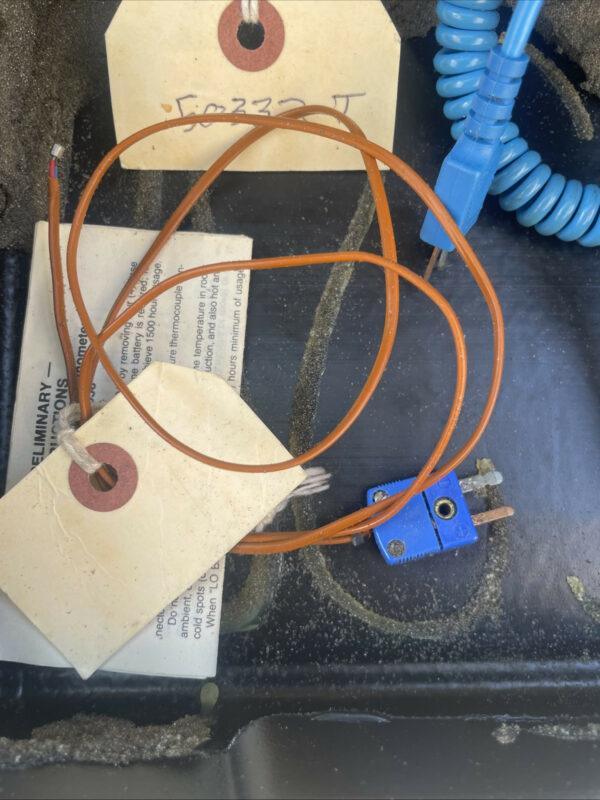 Atkins Thermocouple Thermometer 39658-T Case & Temp Probes *Parts Or Repair*