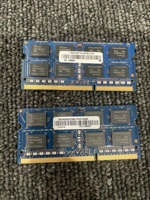 (2) Hynix 8 GB (1) HMT41GS6DFR8A-PB PC3L-12800S + (1) HMT41GS6BFR8A-PB 2Rx8