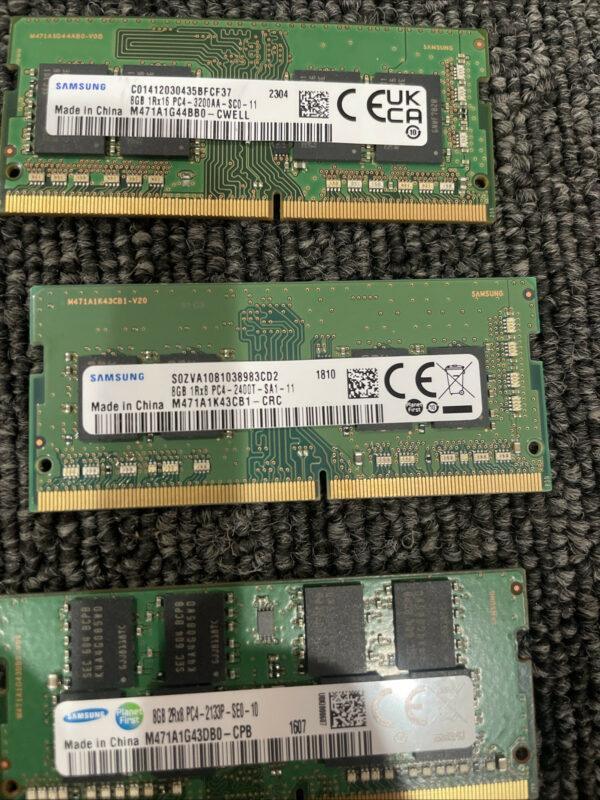 (4) SAMSUNG Memory M471A1G44BB0 M471A1K43CB1 M471A1G43DB0 M471B5173QH0-YK0
