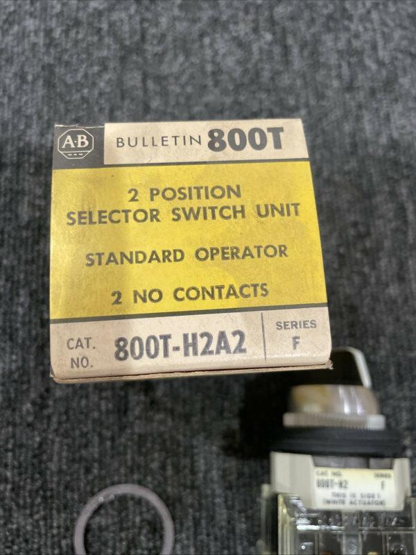 New Allen-Bradley 800T-H2A2 Position Selector Switch Series F