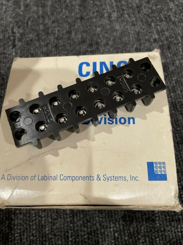 (6) Cinch 6-141 Barrier Terminal Block, 6 Circuit 0.438″ (11.12mm)